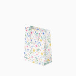 Saco de presente pequeno de papelão 18 x 10 x 24 cm Unicórnios Mágicos Flores