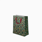 Bolsa Regalo Pequeña Cartón Navidad 18 x 10 x 24 cm Verde ¡Llega Papá Noel!
