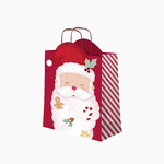 Bolsa Forma Regalo Mediana Cartón Navidad 26 x 10 x 32 cm ¡Llega Papá Noel!