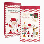 Saco XL Papel para Regalo ¡Llega Papá Noel!