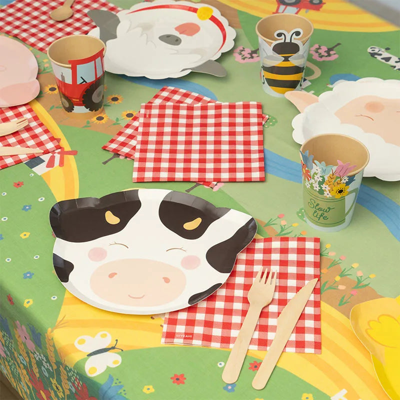 Toca de mesa dobrável à prova d'água 1,20 x 1,80 m Fazenda