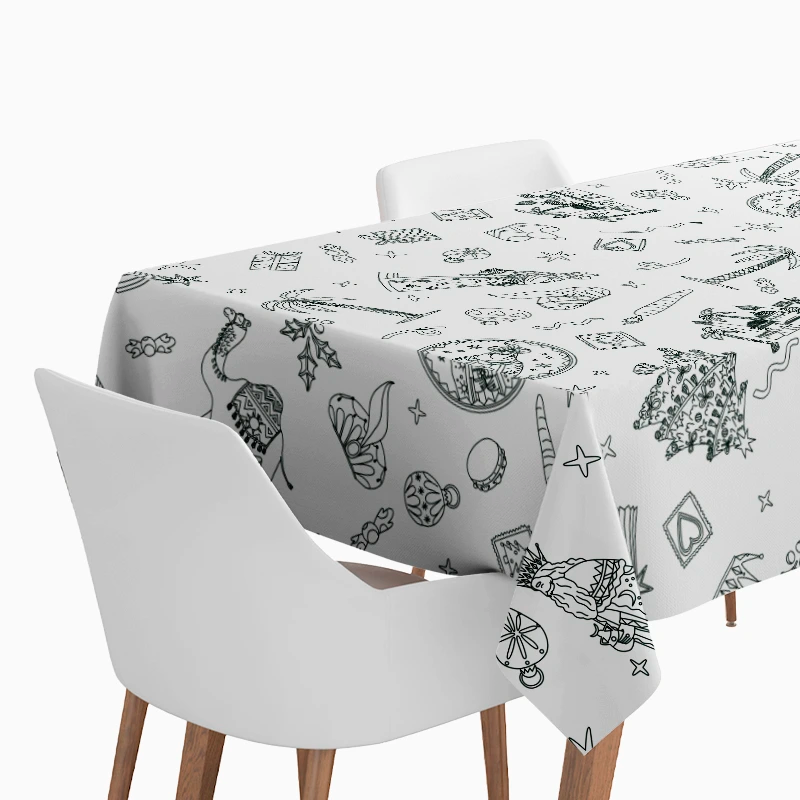 Mantel Papel Plegado Impermeable 1.20 x 1.80 m Reyes Magos para Colorear