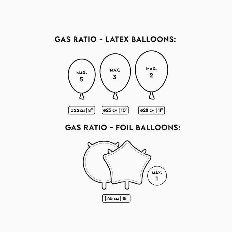 Bombona de Helio Mini 5 Globos 0.001 m3 Lavanda