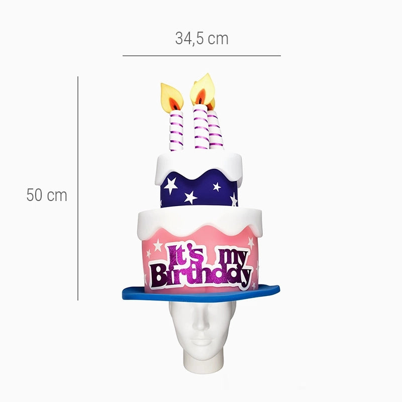 Bolo de aniversário gigante de espuma goma