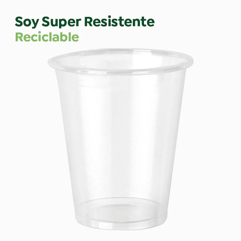 Vaso Plástico PP Irrompible 450 cc Transparente (50 uds)