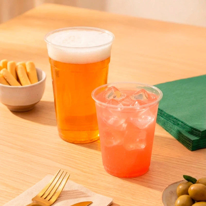 Vaso Pinta Plástico PP Irrompible 600 cc Transparente (50 uds)