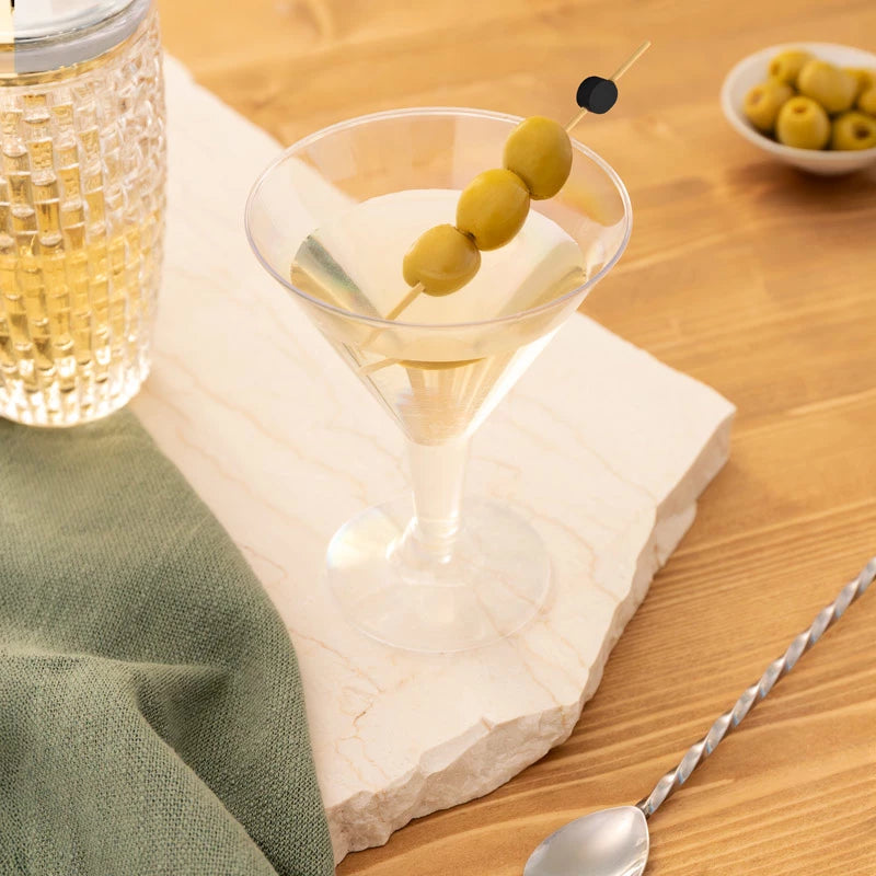 Copo de coquetel transparente