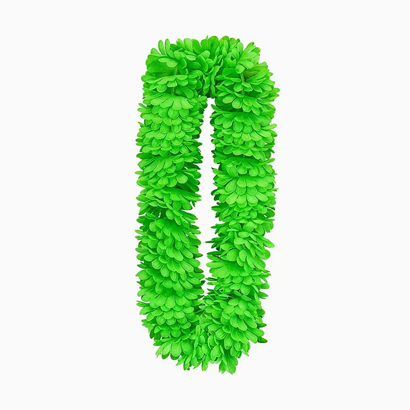 Grüne hawaiianische Halskette