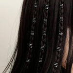 Accessorio per capelli ad anello nero / Confezione da 1 unità (40 pezzi)