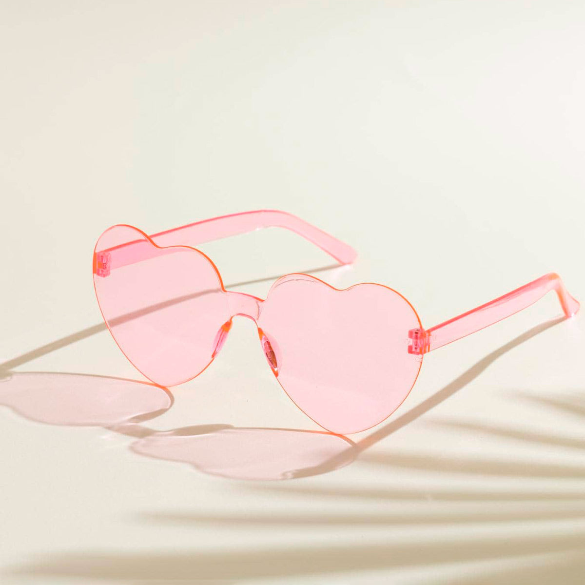 Gafas Corazón Rosa Pastel