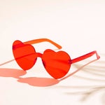 Gafas Corazón Rojo