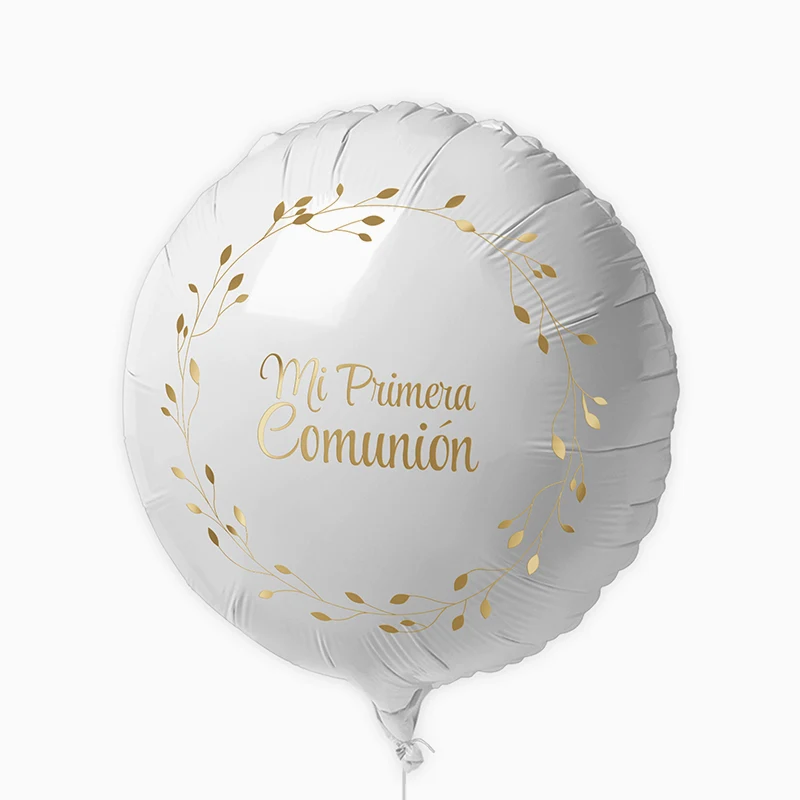 Globos Foil Redondo Ø 45 cm Mi Primera comunión