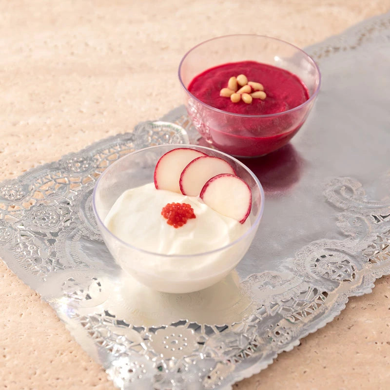 Rotondo bol mini finger food trasparente