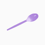 Wiederverwendbarer Plastiklöffel 16,5 cm Lavendel