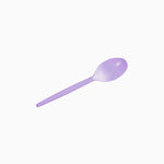 Reusable plastic spoon 16.5 cm lavender