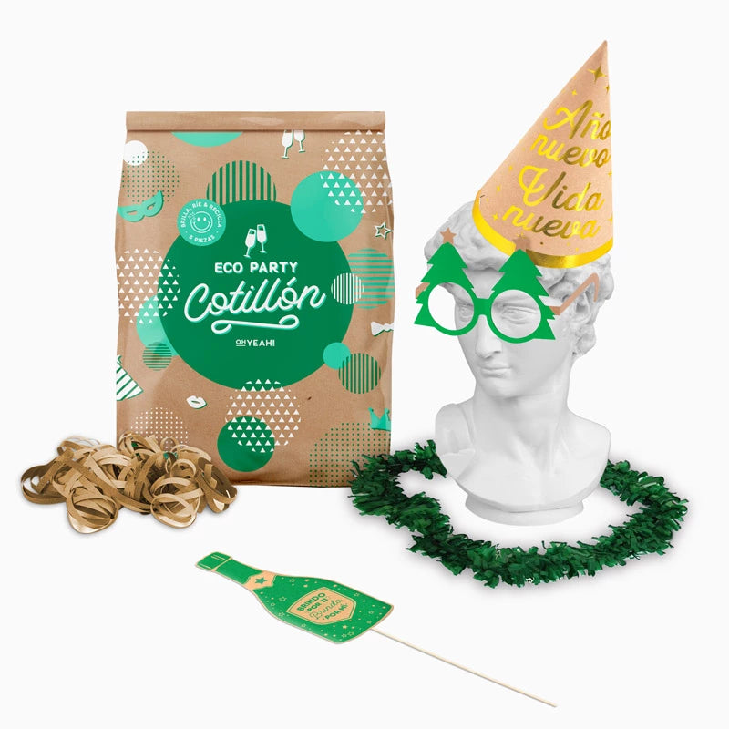 Saco de festa de passagem de ano biodegradável 5 peças (10 unidades)