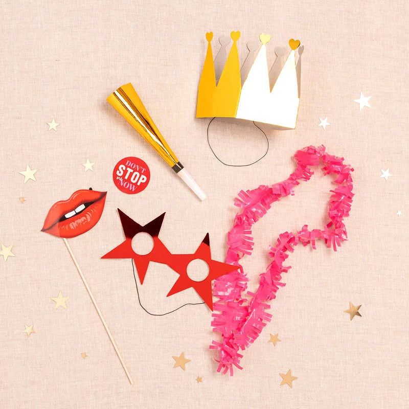 Sac à dragées Queer Party (couronne en carton) Réveillon du Nouvel An 6 pièces (48 unités)