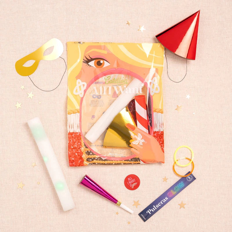 Bolsa de Cotillón 'All I Want' Nochevieja 7 piezas (10 uds)