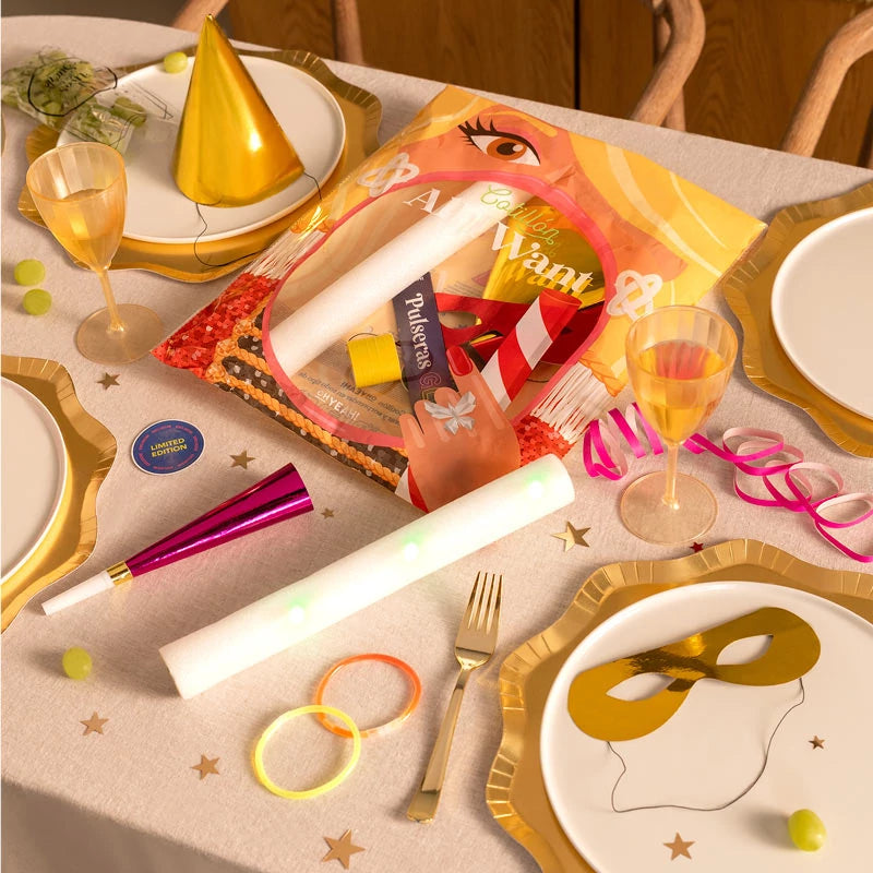 Bolsa de Cotillón 'All I Want' Nochevieja 7 piezas (10 uds)