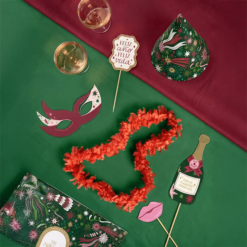 Borsa per feste di Capodanno ecologica 5 pezzi (1 unità)