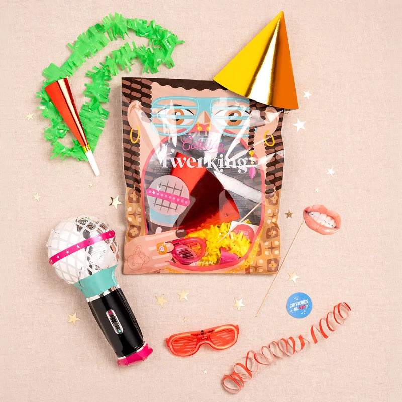 Bolsa de Cotillón Twerking Nochevieja 8 Piezas (1 ud)