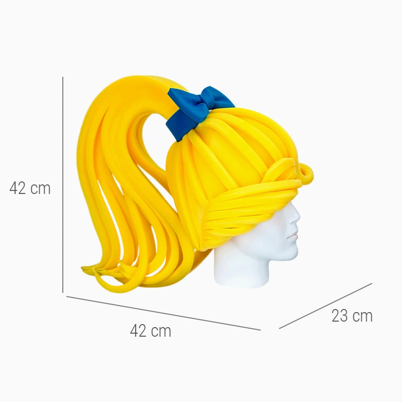 Bush de peruca de borracha de espuma gigante