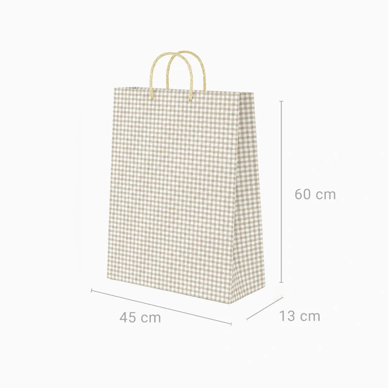Bolsa Regalo Cartón Extra Grande 45 x 13 x 60 cm Vichy