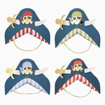 Sombreros Cartón Piratas