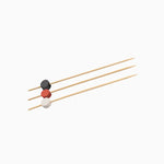 Spunzione decorativa in bambù da 12 cm Black, Red and White