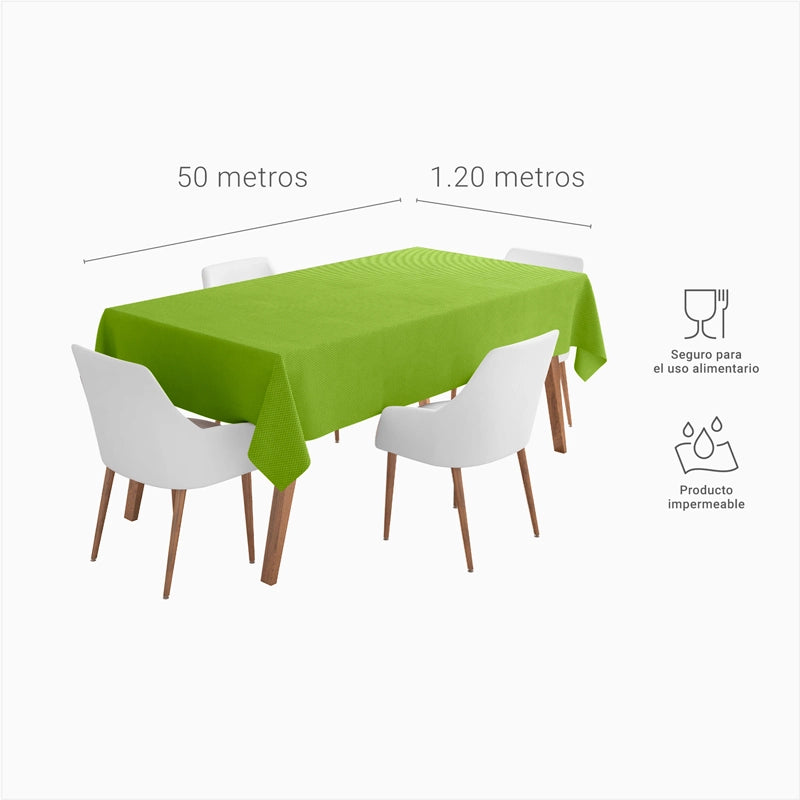 Rollo Mantel TNT 1.20 x 50m Verde Lima