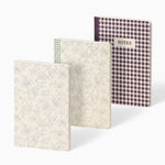 Libretas Tapa Blanda 10.5 x 0.5 x 14.5 cm Floral con Vichy