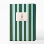Libreta con Goma 13 x 1.5 x 19 cm Rayas Verdes