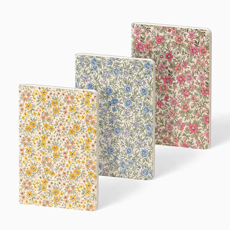 Libretas Tapa Blanda 10.5 x 1.7 x 14.7 cm Floral Liberty
