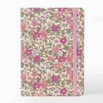 Libreta con Goma 13 x 1.5 x 19 cm Floral Liberty Rosa
