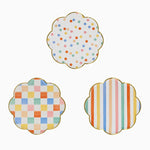 Cardboard dishes 26.5 cm stamped supplies designs