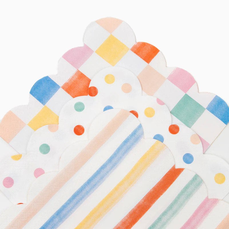 Papel serviettes assorties des designs