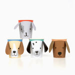 Vetro di cartone per cani 3d