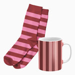 Set Regalo Taza Cerámica 300 cc con Calcetines Talla 38-42