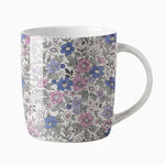 Taza Cerámica 350 cc Floral Azul