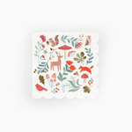 Bosque stamped Christmas napkins