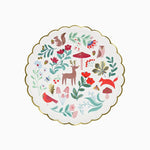 Forest Christmas dessert dish