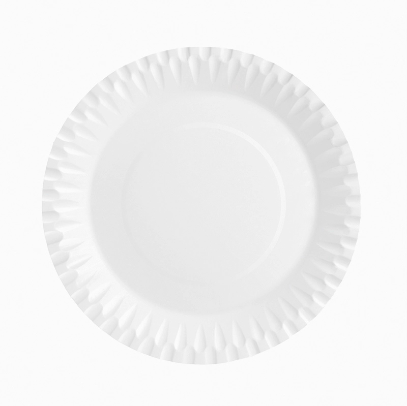 Cardão plano redondo Ø23 cm branco