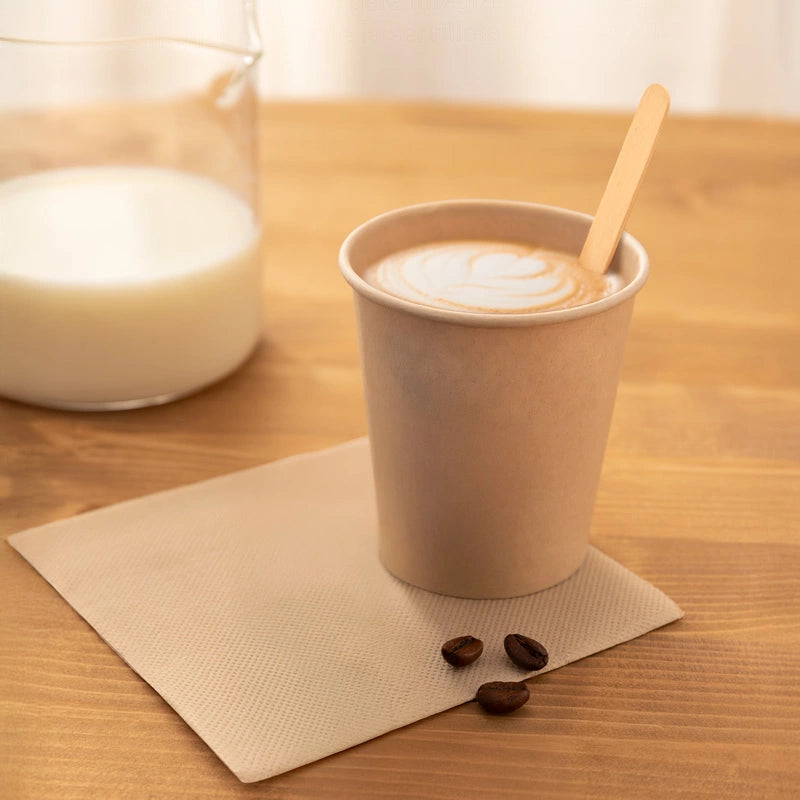 Vaso Cartón + PE 80 cc Kraft Take Away (35 uds)