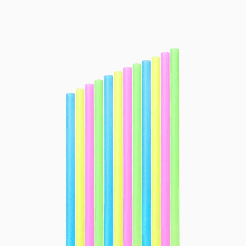Paille Réutilisable en Plastique PP 20 cm Multicolore (20 unités)