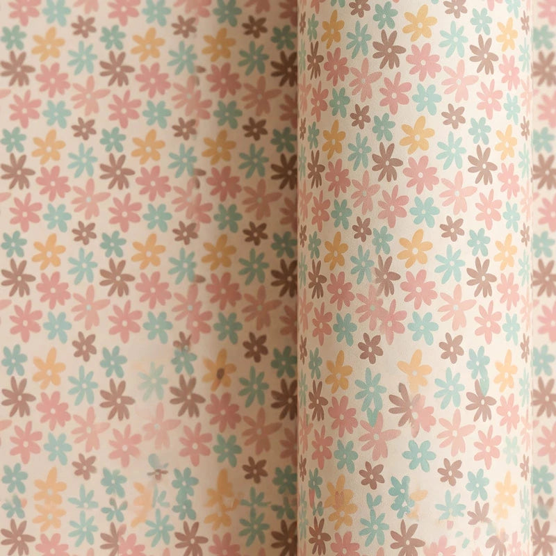 Papel de Regalo 70 cm x 2 m Floral