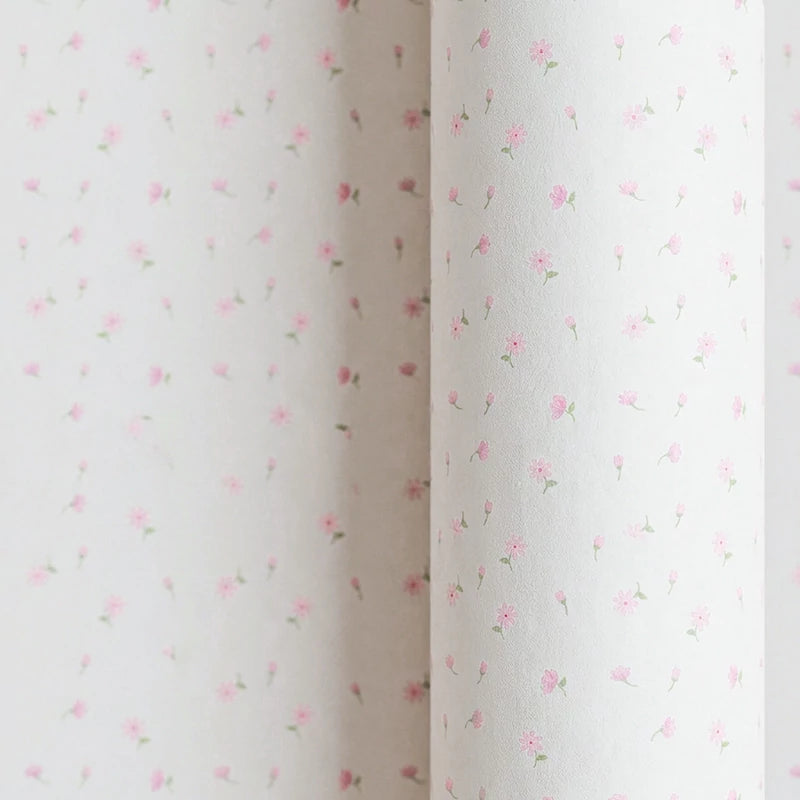 Papel de Regalo 70 cm x 2 m Flores Rosas