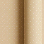 Papel de Regalo 70 cm x 2 m Crema con Flores