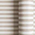 Papel de Regalo 70 cm x 2 m Rayas Beige y Blanco