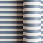 Papel de Regalo 70 cm x 2 m Rayas Azul Marino y Blanco