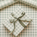 Papel de Regalo 70 cm x 2 m Vichy Verde Menta